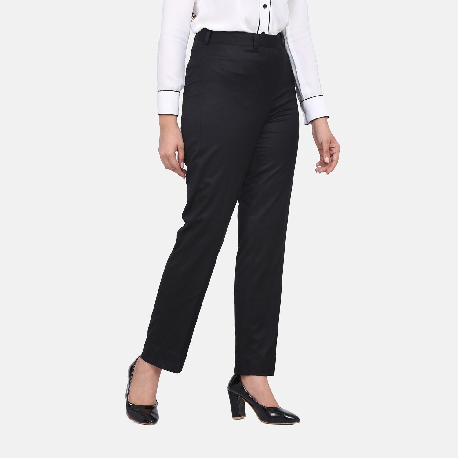 Kick It Grey High-Waisted Trouser Pants | Stylish work outfits,  Professional outfits, Fashion outfits
